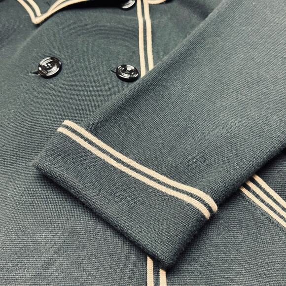 Brooks Brothers Navy Cardigan with White Trim - Picture 7 of 10